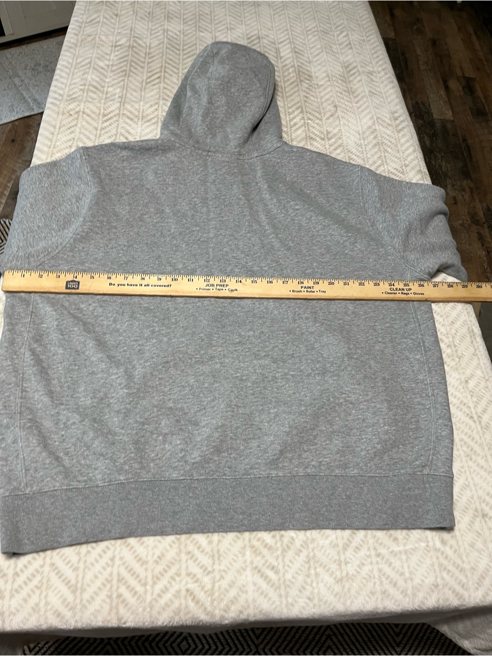 Nike Men's Grey Logo Hoodie XL - Picture 4 of 4